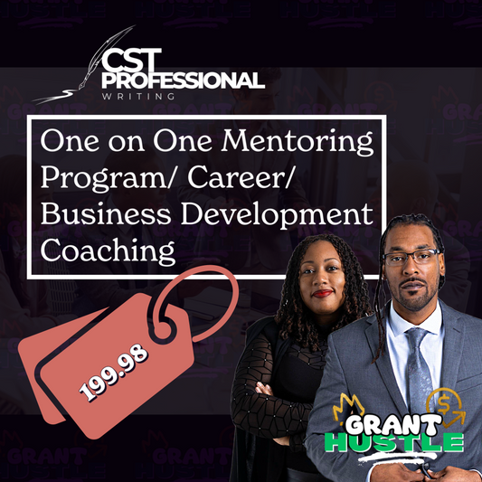 One on One Mentoring Program/ Career/ Business Development Coaching